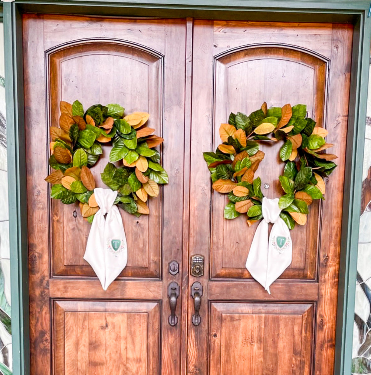 Wreath Sash with Custom Crest