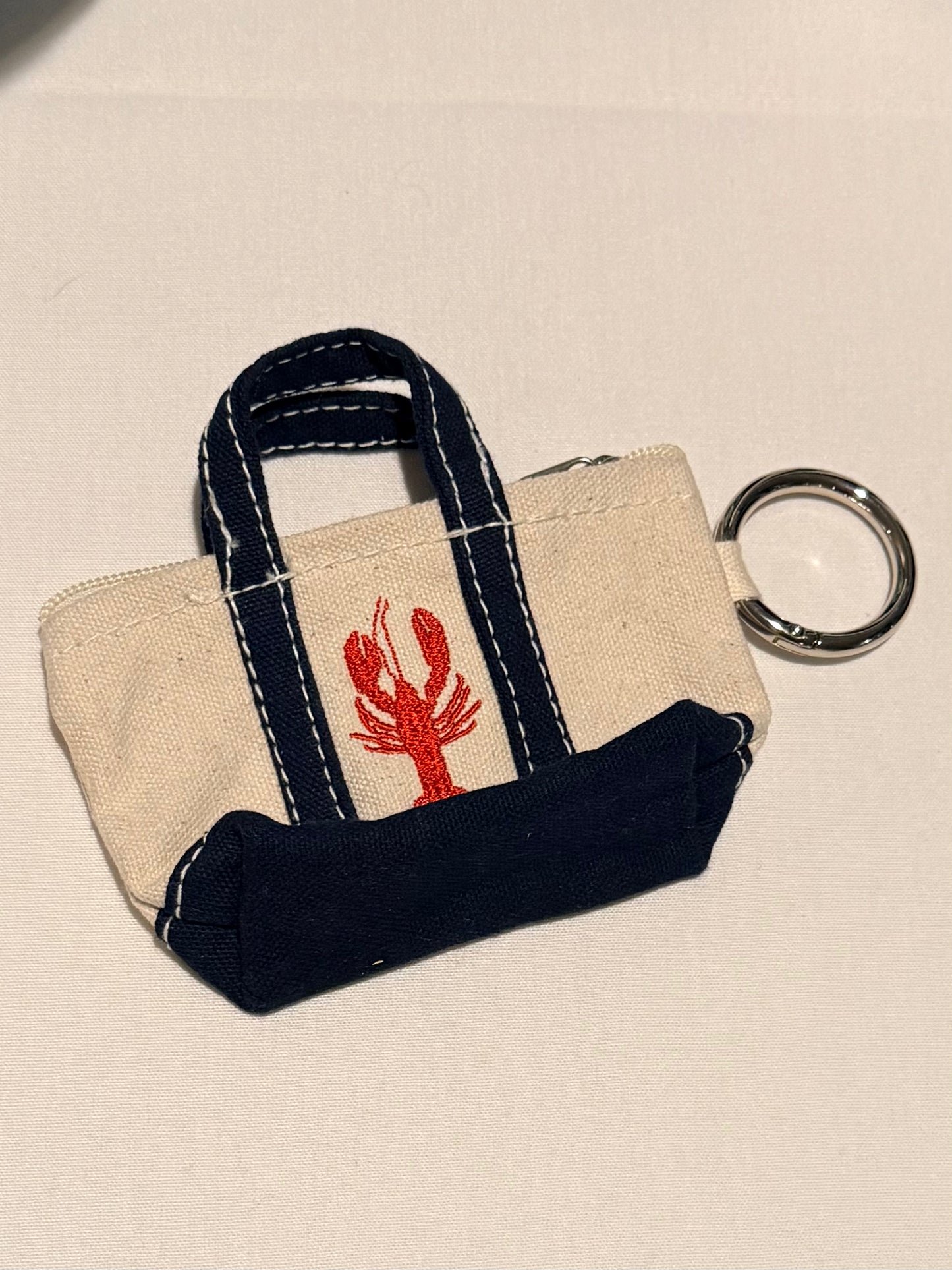 Micro Tote Key Chain/Bag Charm