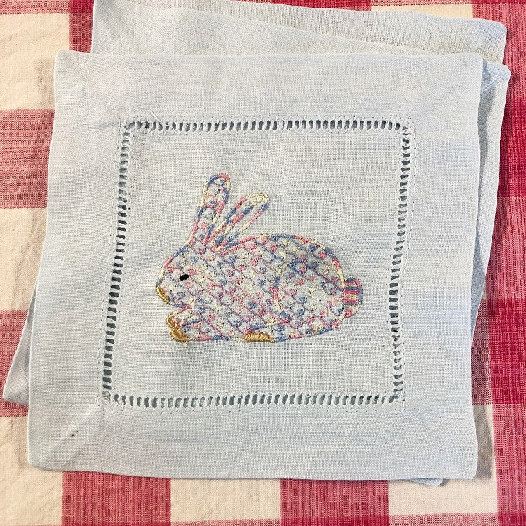 LINEN COCKTAIL NAPKINS - SET OF 4