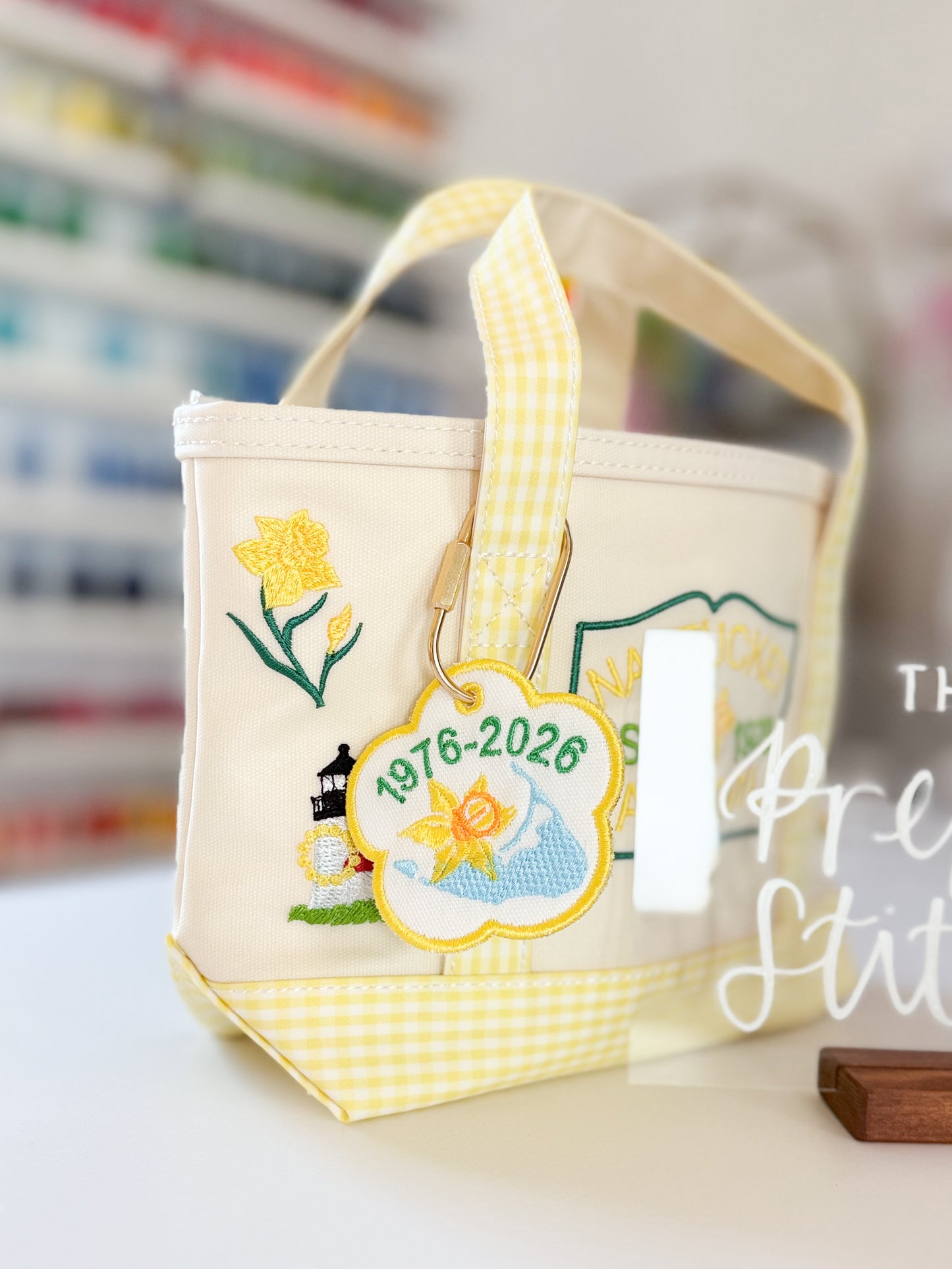 Nantucket Daffodil Festival 50th Anniversary Bag Charm