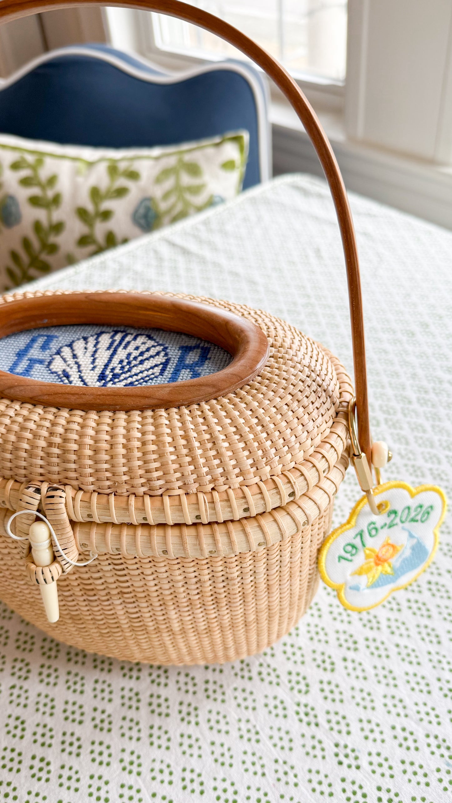 Nantucket Daffodil Festival 50th Anniversary Bag Charm