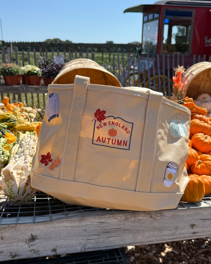 New England Autumn Midi Tote