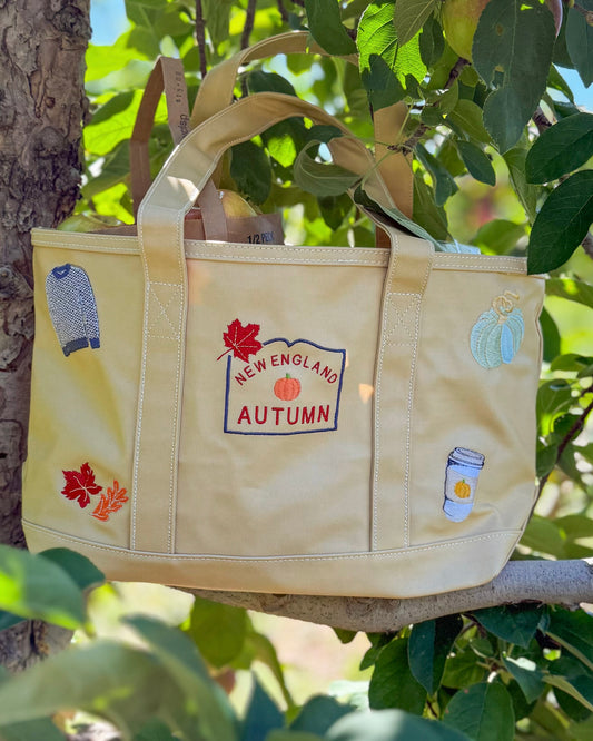 New England Autumn Midi Tote