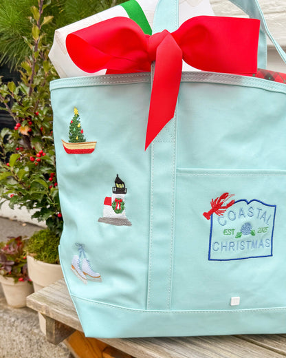 Coastal Christmas Maxi Tote
