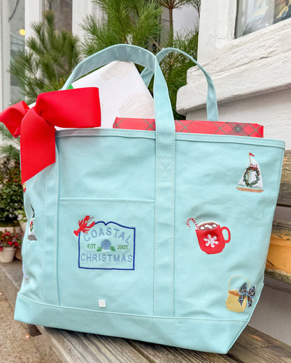 Coastal Christmas Maxi Tote