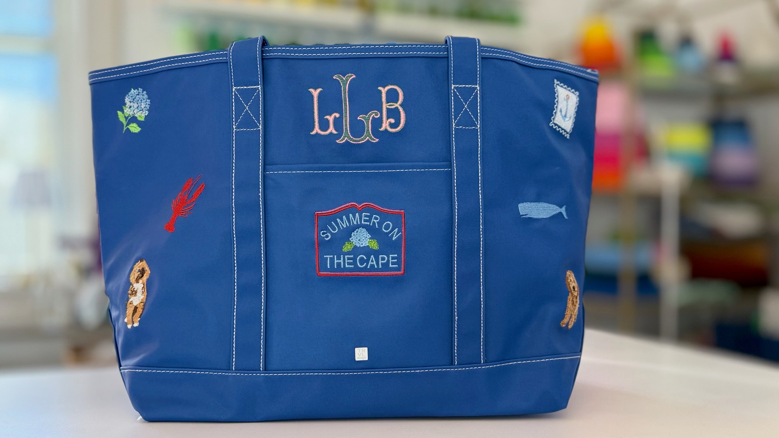 The TPS Icon Tote (Maxi) – The Preppy Stitch