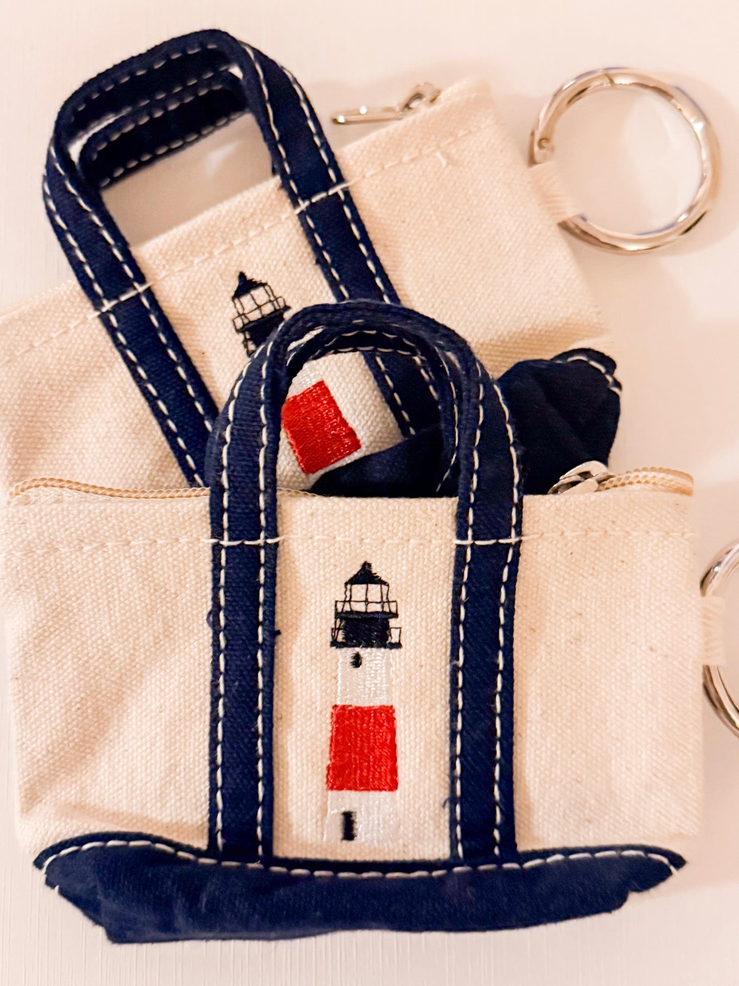 Micro Tote Key Chain/Bag Charm