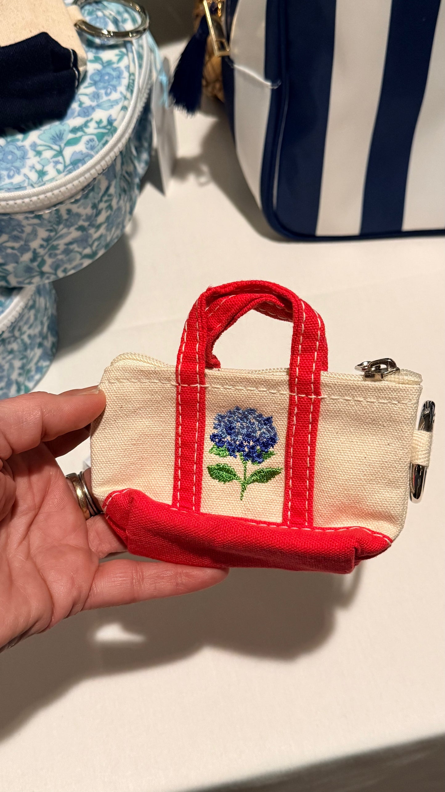 Micro Tote Key Chain/Bag Charm