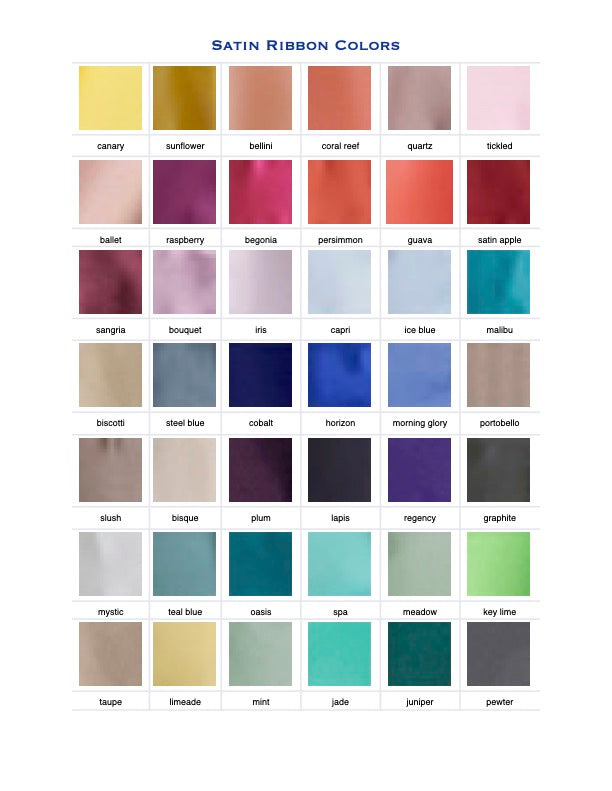 Satin Napkin Twillies ™️ with names
