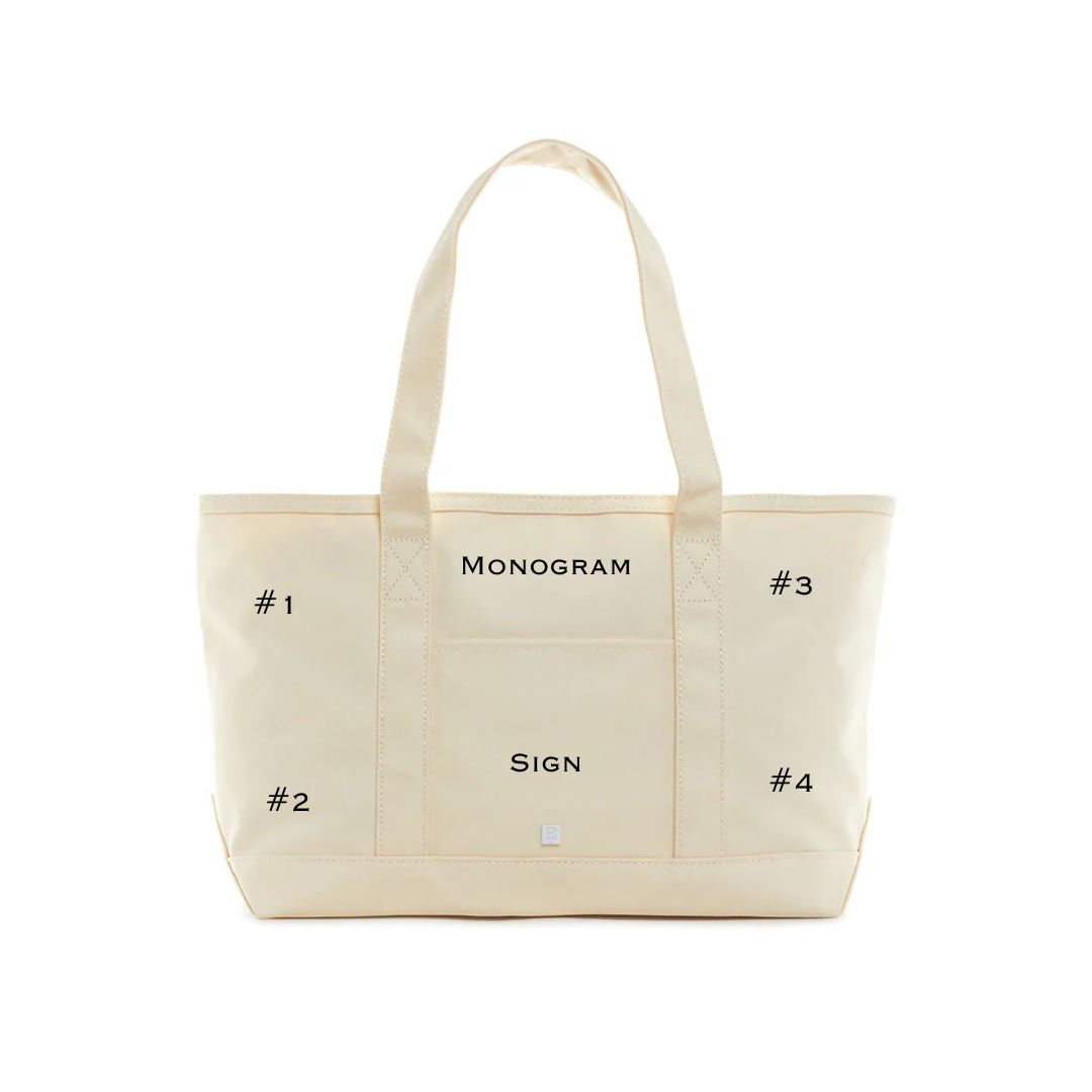 The TPS Icon Tote (Midi) – The Preppy Stitch