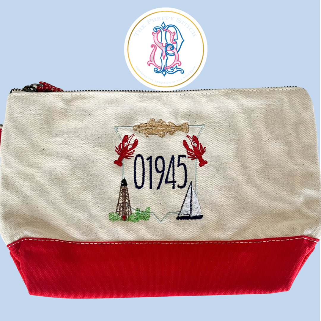 Marblehead Crest pouch