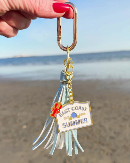 East Coast Summer Bag Charm/Key Chain