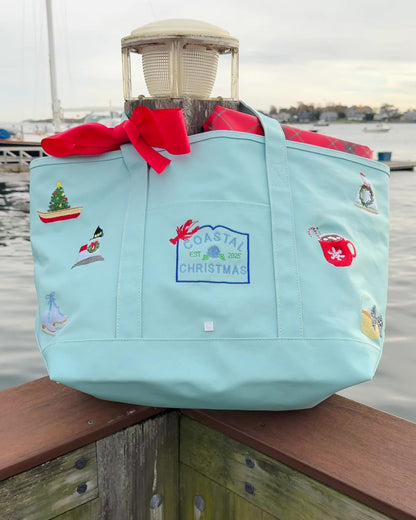 Coastal Christmas Maxi Tote