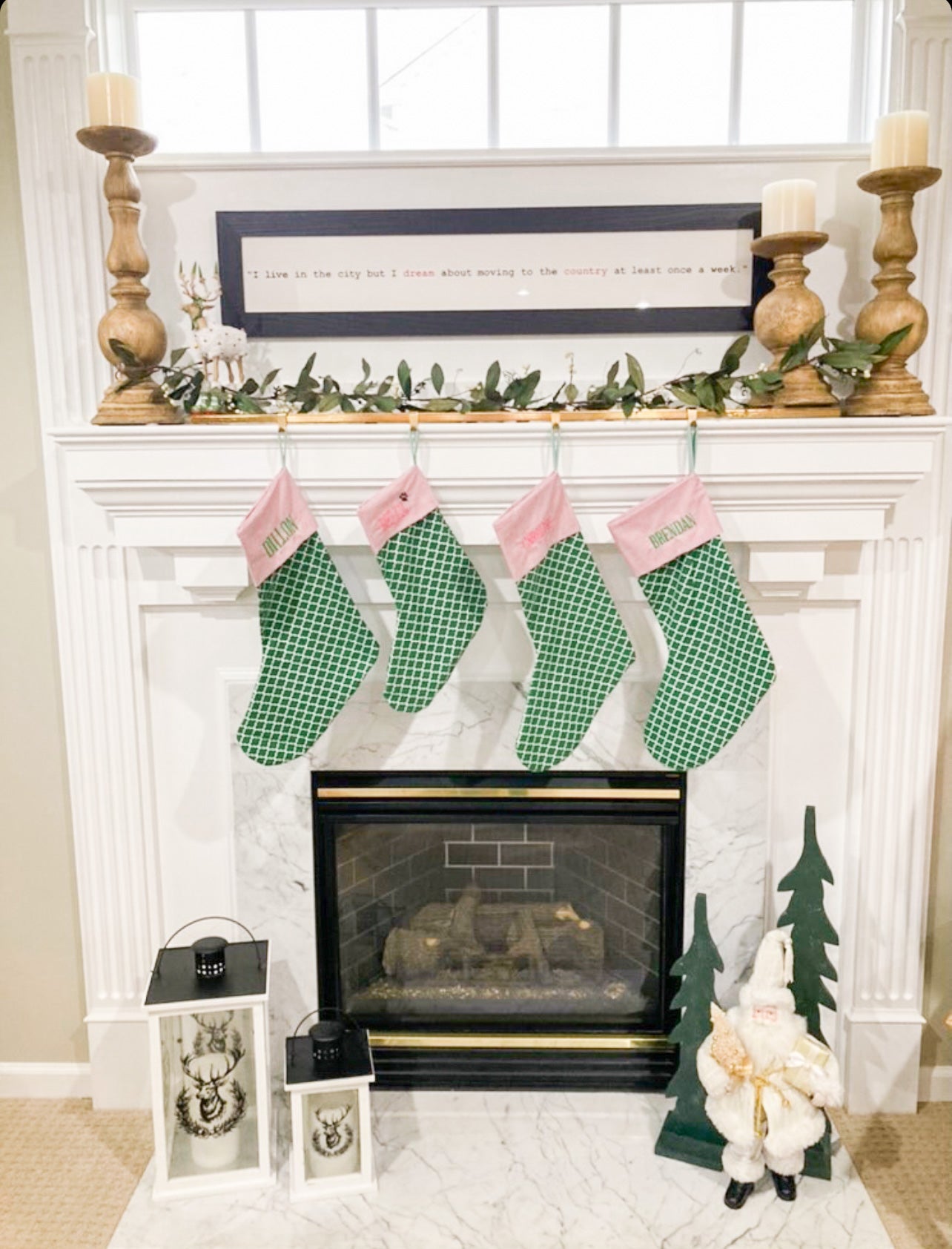 Small Handmade Christmas Stocking