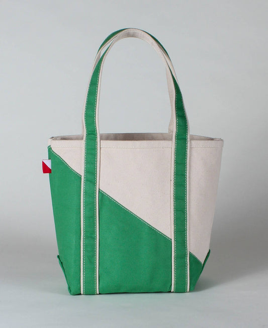 Contemporary Tote Bag Mini: Natural with color accent